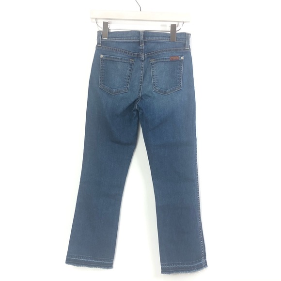 Seven for All Mankind Cropped Bootcut Denim Jeans - Picture 4 of 11